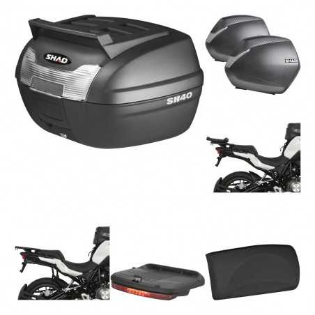 SHAD Maletas laterales + baul trasero herraje montaje accesorios 3p SH36 SH 36 KIT-191816