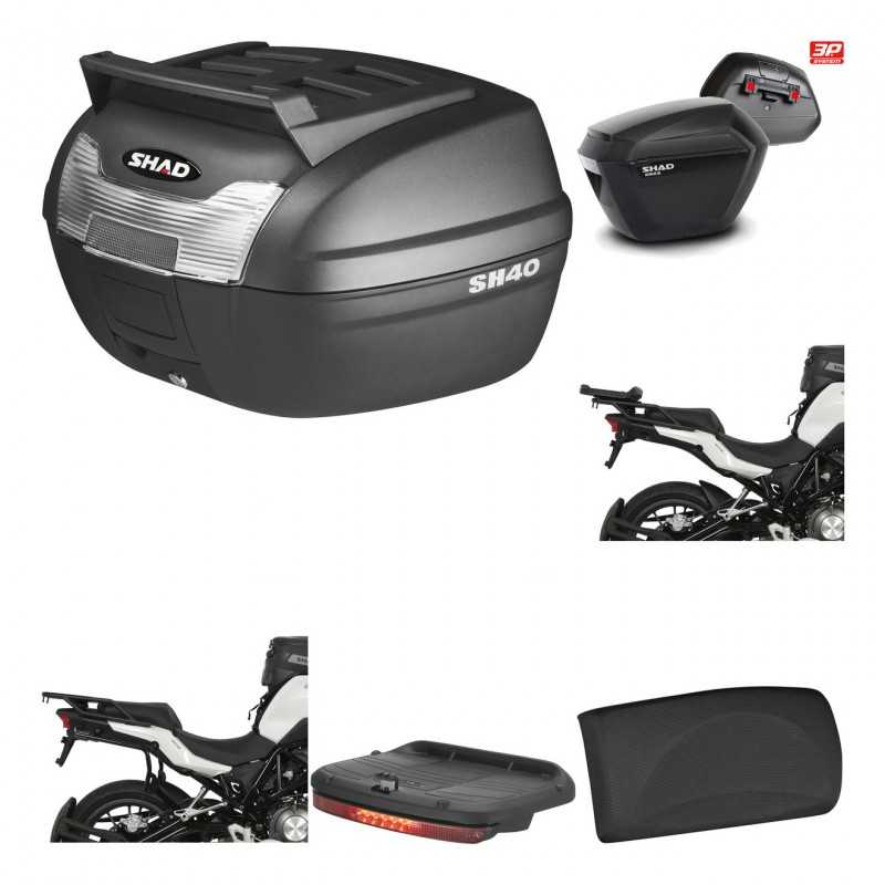 Lateral cases + back trunk + big top fitting + accessories + 3p hardware   SH23