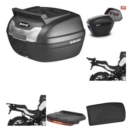 SHAD Maletas laterales + baul trasero herraje montaje accesorios 3p SH23 KIT-191817
