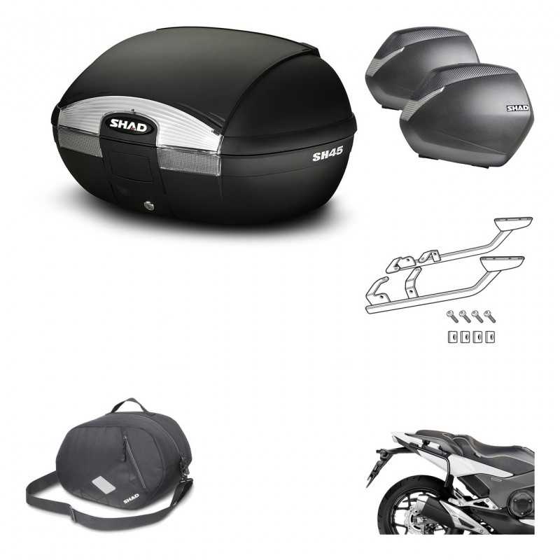 SHAD Maletas laterales + baul trasero herraje montaje 3p bolsa interna SH45 SH 45 SH36 36 KIT-192115