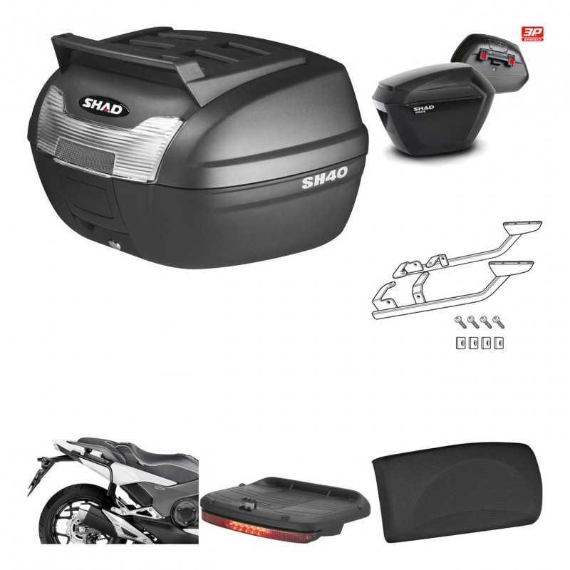 Lateral cases + back trunk + big top fitting + accessories + 3p hardware   SH23