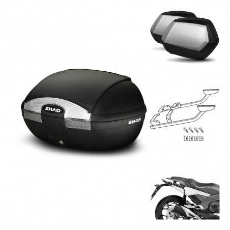 SHAD Maletas laterales + baul trasero herraje montaje 3p SH45 SH 45 SC SH35 PREMIUM KIT-192120