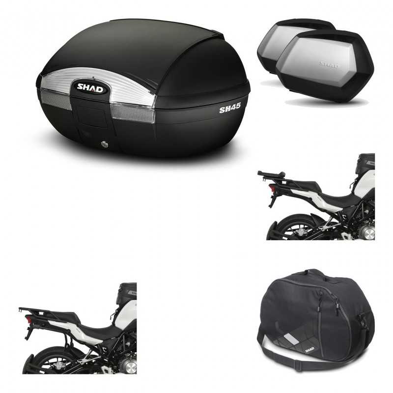 Lateral cases + back trunk + big top fitting + internal bag + 3p hardware  SH45 