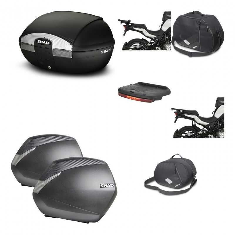 SHAD Maletas laterales + baul trasero herraje montaje accesorios 3p SH45 SH 45 SH36 36 KIT-192271
