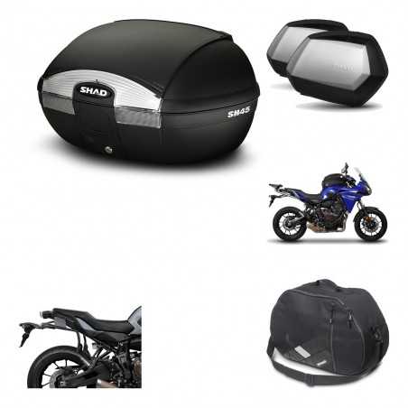 SHAD Maletas laterales + baul trasero herraje montaje bolsa interna 3p SH45 SH 45 SC SH35 PREMIUM KIT-192222