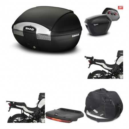 SHAD Maletas laterales + baul trasero herraje montaje accesorios 3p SH45 SH 45 SH23 KIT-192273