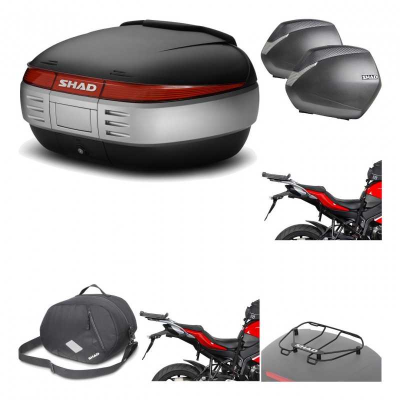 SHAD Maletas laterales + baul trasero herraje montaje accesorios 3p SH50 SH 50 SH36 36 KIT-192373