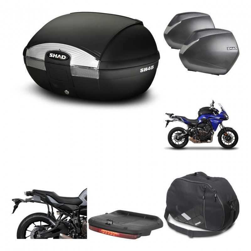 Lateral cases + back trunk + big top fitting + accessories + 3p hardware  SH45 S
