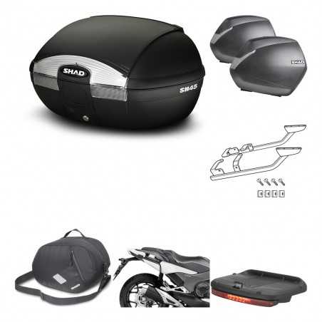 SHAD Maletas laterales + baul trasero herraje montaje accesorios 3p SH45 SH 45 SH36 36 KIT-192127