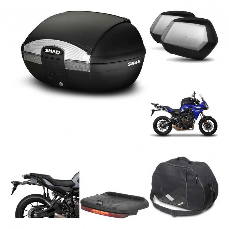 Lateral cases + back trunk + big top fitting + accessories + 3p hardware  SH45 S