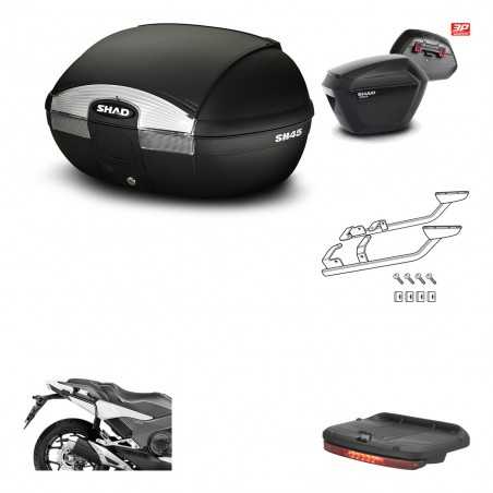 Lateral cases + back trunk + big top fitting + brake light + 3p hardware  SH45 S