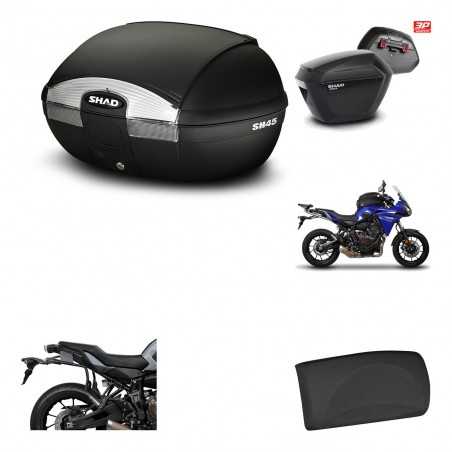 SHAD Maletas laterales + baul trasero herraje montaje respaldo de pasajero 3p SH45 SH 45 SH23 KIT-192231