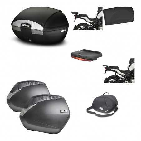 SHAD Maletas laterales + baul trasero herraje montaje accesorios 3p SH45 SH 45 SH36 36 KIT-192283