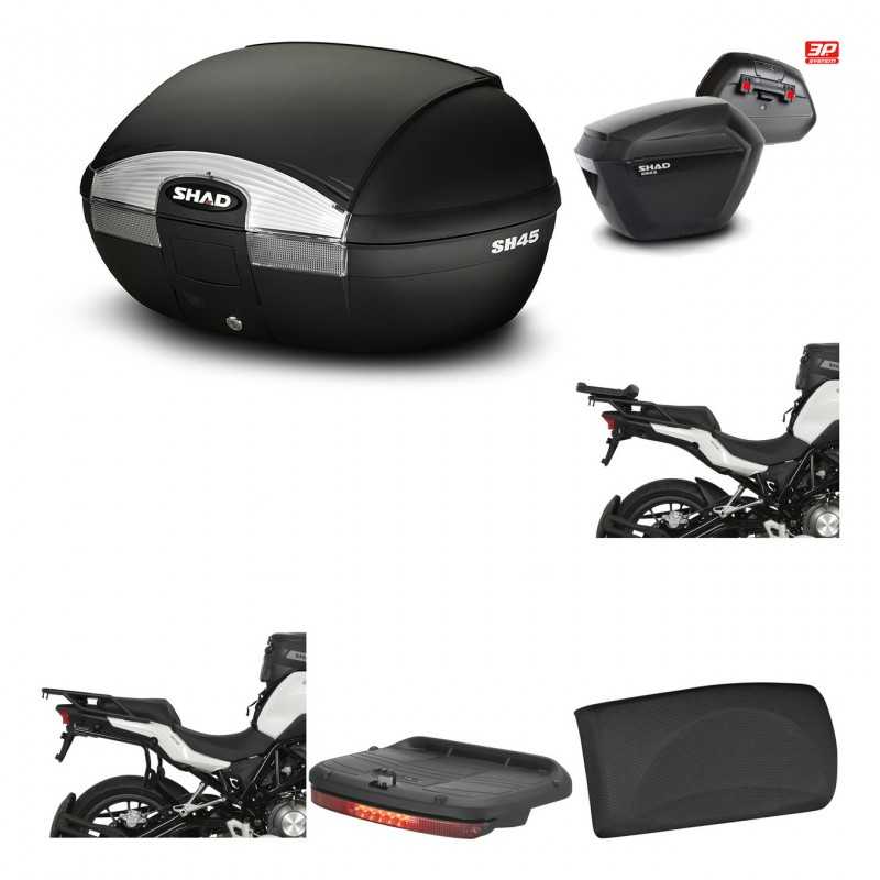 Lateral cases + back trunk + big top fitting + accessories + 3p hardware  SH45 S