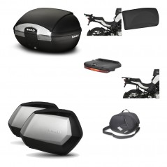 SHAD Maletas laterales + baul trasero herraje montaje accesorios 3p SH45 SH 45 SC SH35 PREMIUM KIT-192287