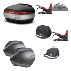 Lateral cases + back trunk + big top fitting + accessories + 3p hardware  SH50 S