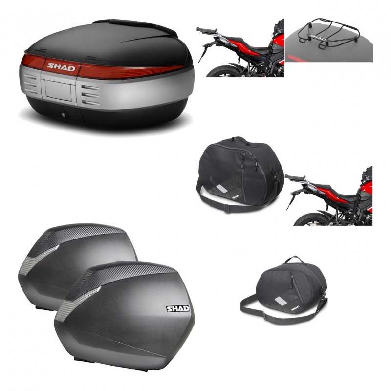 SHAD Maletas laterales + baul trasero herraje montaje accesorios 3p SH50 SH 50 SH36 36 KIT-192385