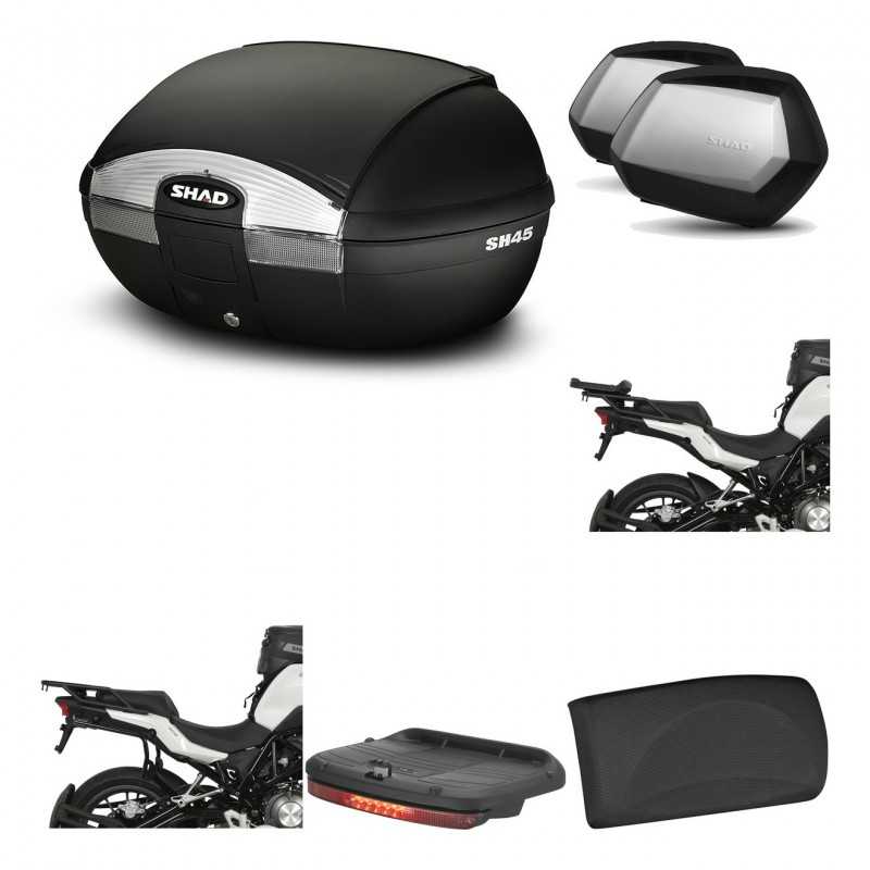 Lateral cases + back trunk + big top fitting + accessories + 3p hardware  SH45 S