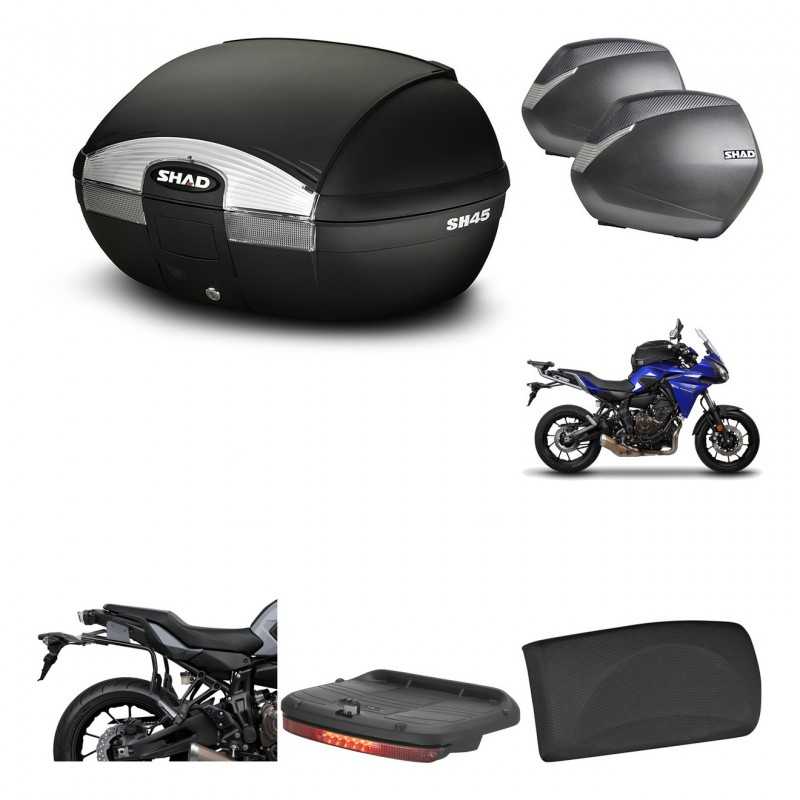 Lateral cases + back trunk + big top fitting + accessories + 3p hardware  SH45 S