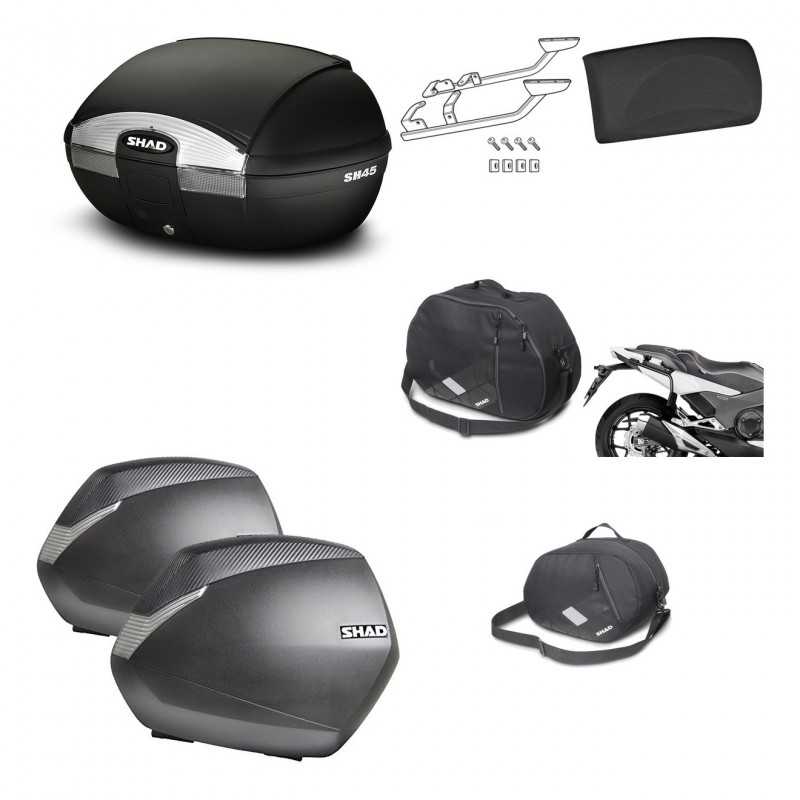 SHAD Maletas laterales + baul trasero herraje montaje accesorios 3p SH45 SH 45 SH36 36 KIT-192187