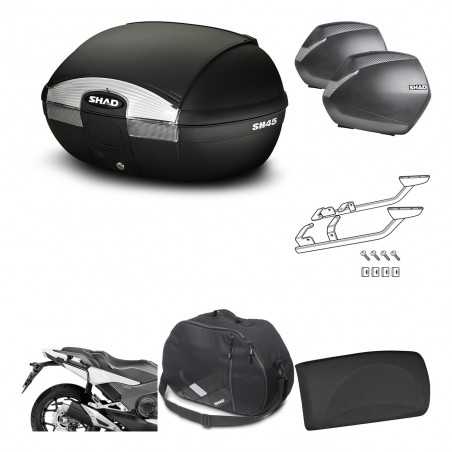 SHAD Maletas laterales + baul trasero herraje montaje accesorios 3p SH45 SH 45 SH36 36 KIT-192188