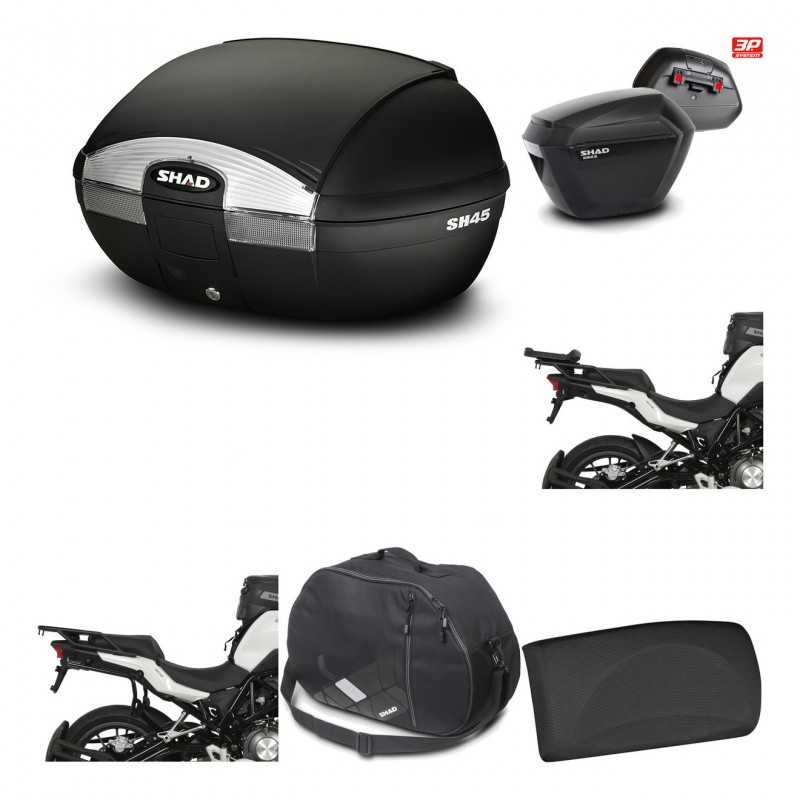 Lateral cases + back trunk + big top fitting + accessories + 3p hardware  SH45 S