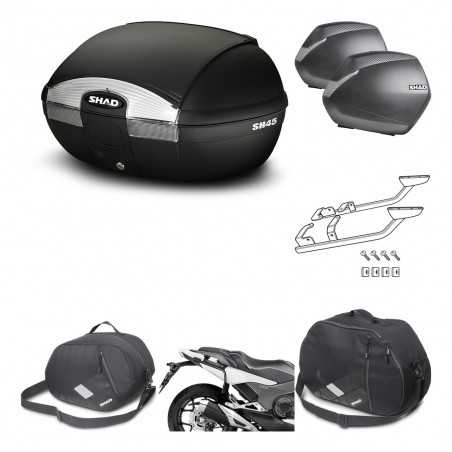 SHAD Maletas laterales + baul trasero herraje montaje accesorios 3p SH45 SH 45 SH36 36 KIT-192139