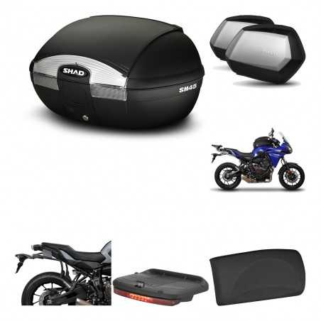 SHAD Maletas laterales + baul trasero herraje montaje accesorios 3p SH45 SH 45 SC SH35 PREMIUM KIT-192240