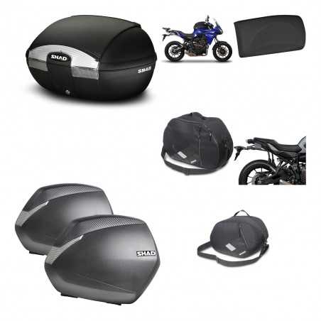 Lateral cases + back trunk + big top fitting + accessories + 3p hardware  SH45 S
