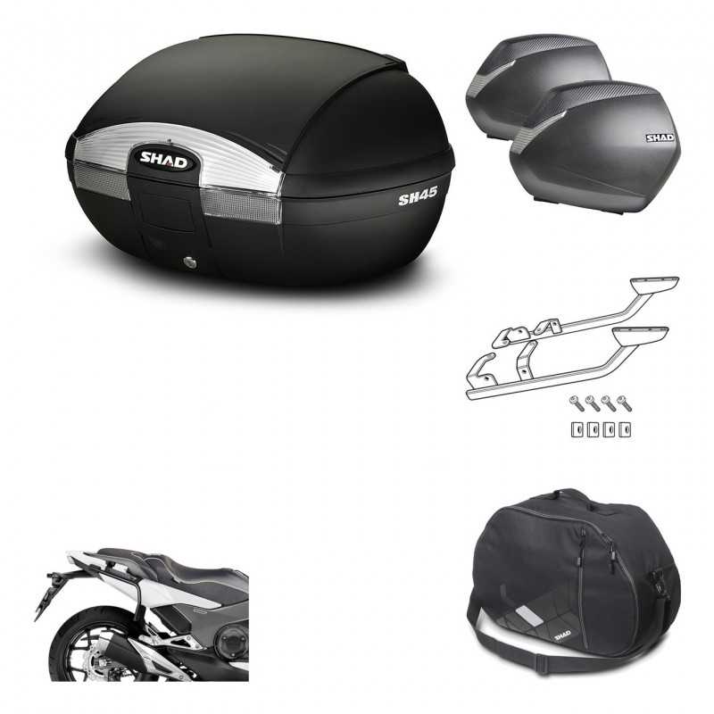 SHAD Maletas laterales + baul trasero herraje montaje bolsa interna 3p SH45 SH 45 SH36 36 KIT-192140
