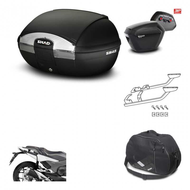 Lateral cases + back trunk + big top fitting + internal bag + 3p hardware  SH45 