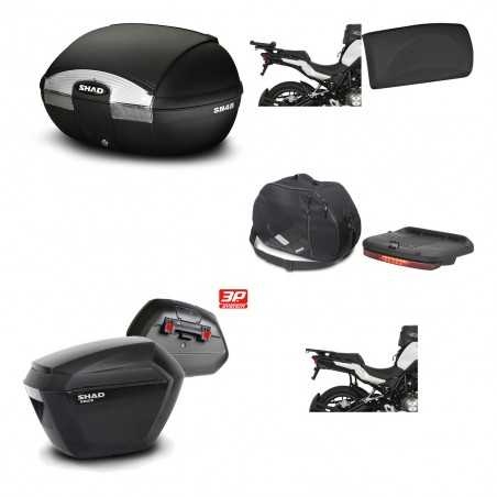 SHAD Maletas laterales + baul trasero herraje montaje accesorios 3p SH45 SH 45 SH23 KIT-192297