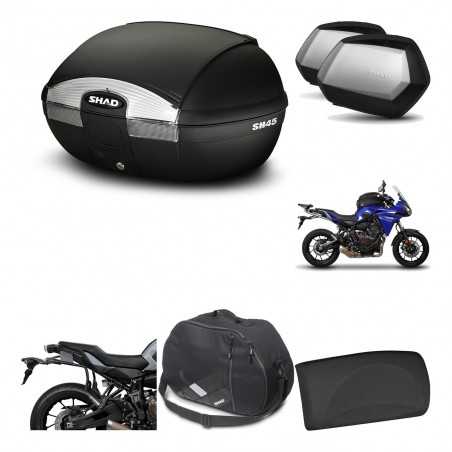 SHAD Maletas laterales + baul trasero herraje montaje accesorios 3p SH45 SH 45 SC SH35 PREMIUM KIT-192246