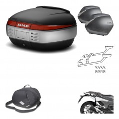 Lateral cases + back trunk + big top fitting + 3p hardware + internal bag  SH50 