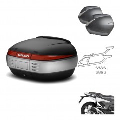 SHAD Maletas laterales + baul trasero herraje montaje 3p SH50 SH 50 SH36 36 KIT-192596