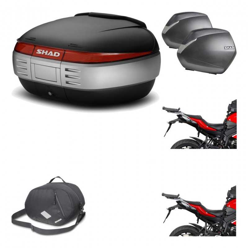 SHAD Maletas laterales + baul trasero herraje montaje 3p bolsa interna SH50 SH 50 SH36 36 KIT-192349