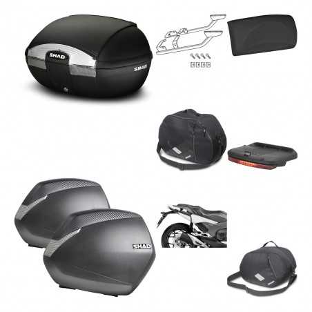 SHAD Maletas laterales + baul trasero herraje montaje accesorios 3p SH45 SH 45 SH36 36 KIT-192199