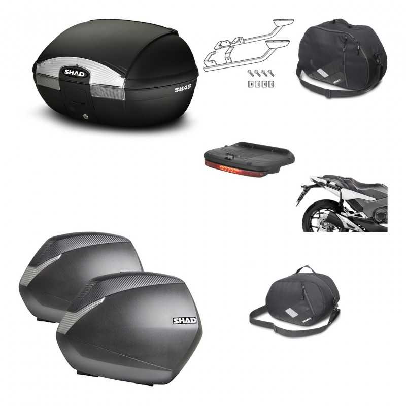 SHAD Maletas laterales + baul trasero herraje montaje accesorios 3p SH45 SH 45 SH36 36 KIT-192151