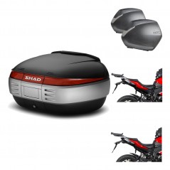 SHAD Maletas laterales + baul trasero herraje montaje 3p SH50 SH 50 SH36 36 KIT-192350