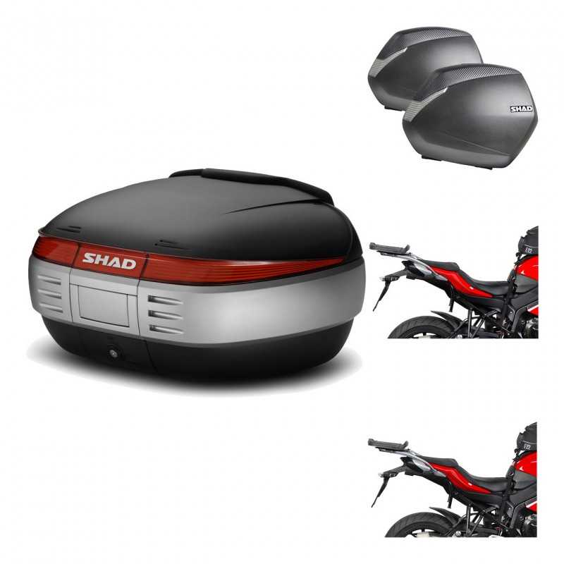 SHAD Maletas laterales + baul trasero herraje montaje 3p SH50 SH 50 SH36 36 KIT-192350