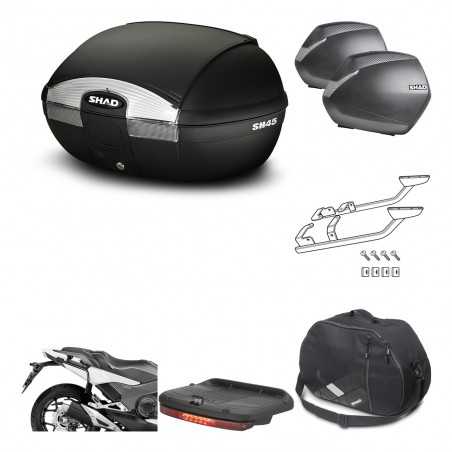 SHAD Maletas laterales + baul trasero herraje montaje accesorios 3p SH45 SH 45 SH36 36 KIT-192152