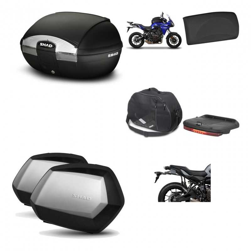 SHAD Maletas laterales + baul trasero herraje montaje accesorios 3p SH45 SH 45 SC SH35 PREMIUM KIT-192252