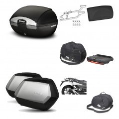 SHAD Maletas laterales + baul trasero herraje montaje accesorios 3p SH45 SH 45 SC SH35 PREMIUM KIT-192203