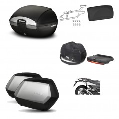 SHAD Maletas laterales + baul trasero herraje montaje accesorios 3p SH45 SH 45 SC SH35 PREMIUM KIT-192204