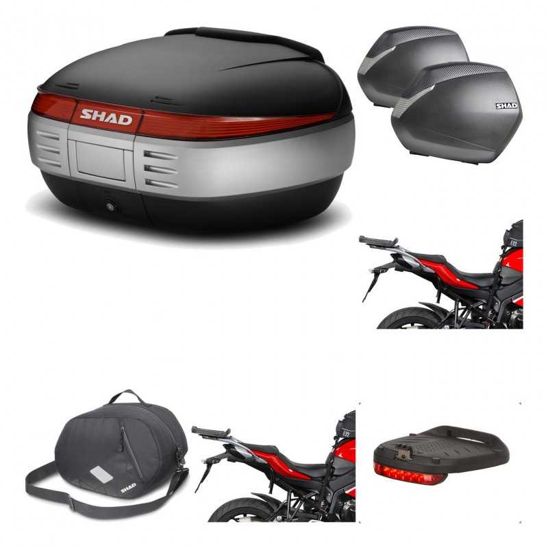 SHAD Maletas laterales + baul trasero herraje montaje accesorios 3p SH50 SH 50 SH36 36 KIT-192355