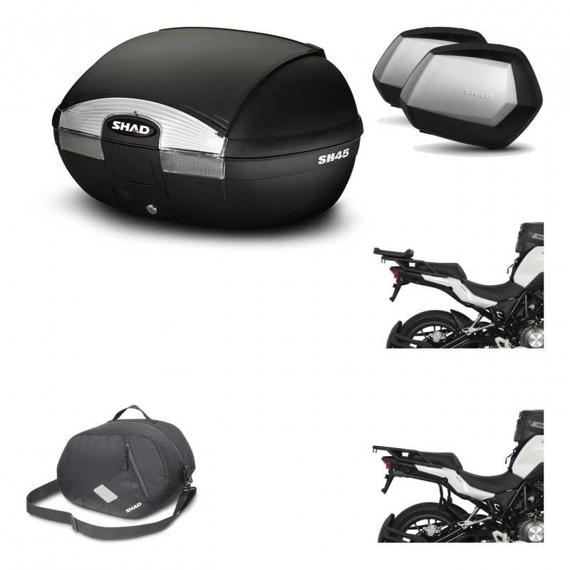 Lateral cases + back trunk + big top fitting + 3p hardware + internal bag  SH45 