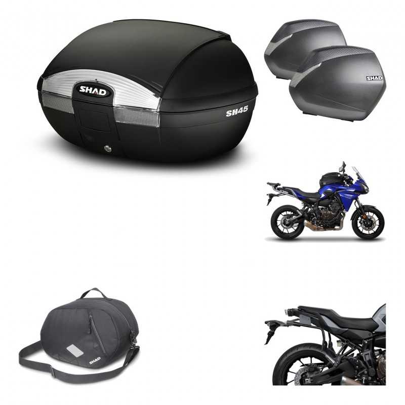 Lateral cases + back trunk + big top fitting + 3p hardware + internal bag  SH45 