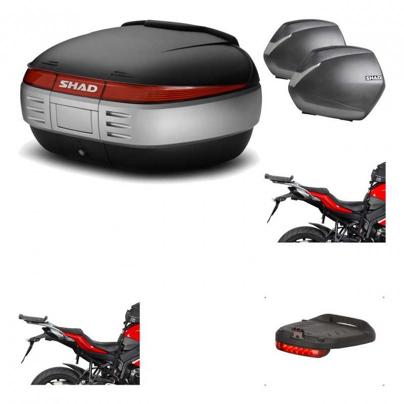 SHAD Maletas laterales + baul trasero herraje montaje luz de freno 3p SH50 SH 50 SH36 36 KIT-192356
