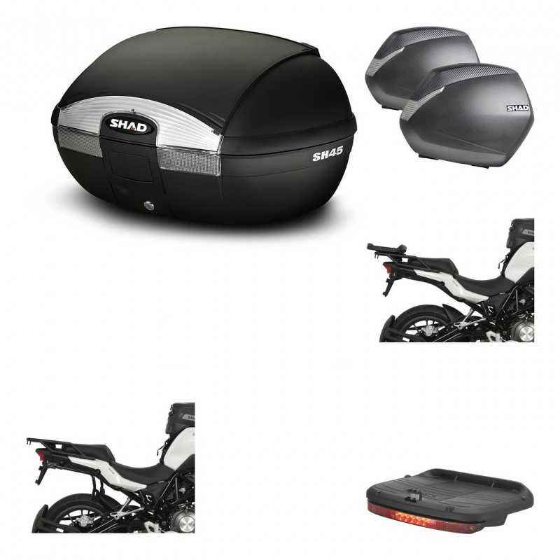 Lateral cases + back trunk + big top fitting + brake light + 3p hardware  SH45 S