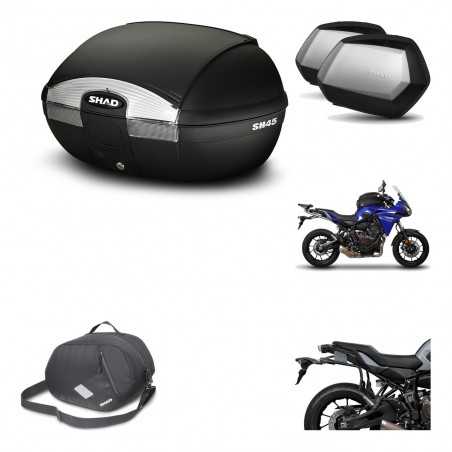 SHAD Maletas laterales + baul trasero herraje montaje 3p bolsa interna SH45 SH 45 SC SH35 PREMIUM KIT-192209